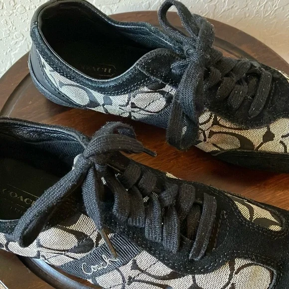 Coach: Black & Gray Baylee (A1474) Sneakers- 8 - Picture 15 of 16
